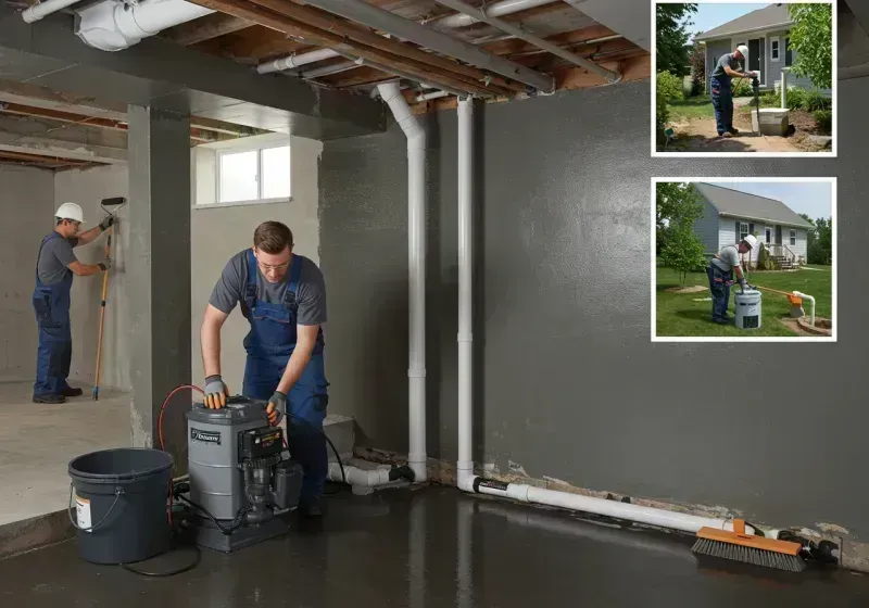 Basement Waterproofing and Flood Prevention process in West Bountiful, UT